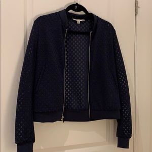 Elizabeth and James Navy Bomber Jacket